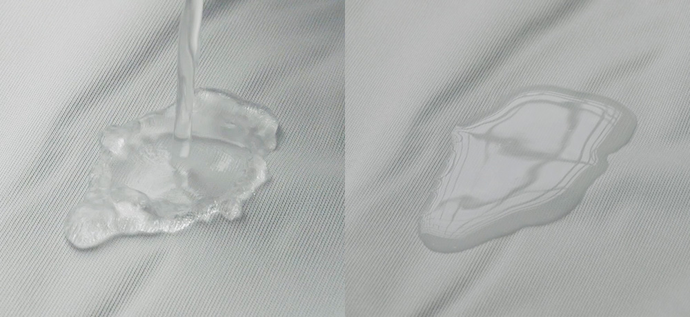 水を弾くマットレスプロテクターの写真